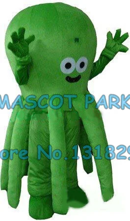 

green octopus mascot costume custom cartoon character cosply carnival costume 3305