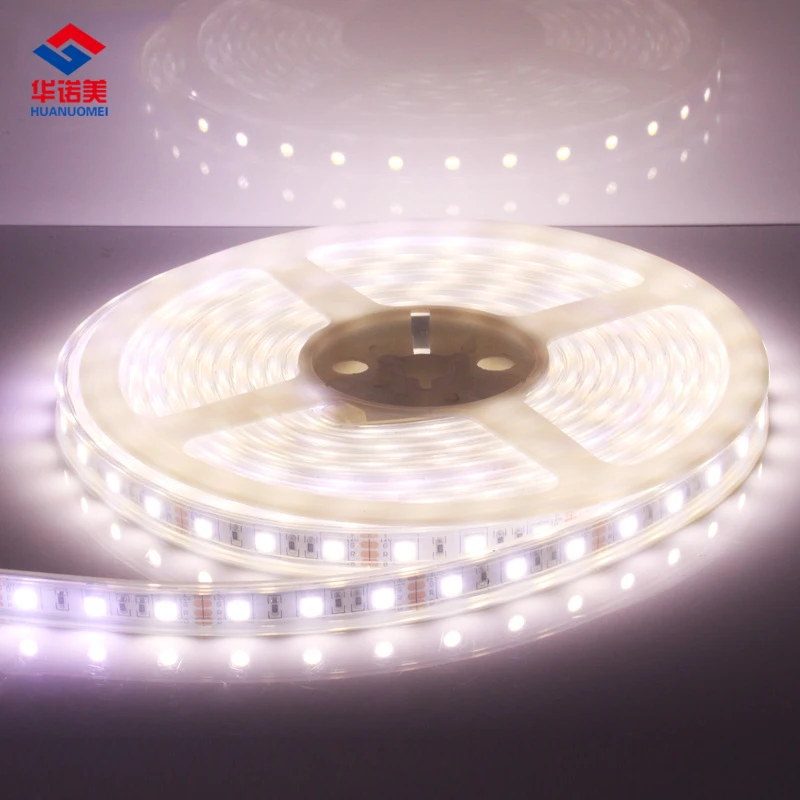 IP68 Waterproof LED Strip 5050 SMD Flexible Tape Light 60LEDs/m 5M/Roll DC12V RGB Red Green Blue Yellow RGB