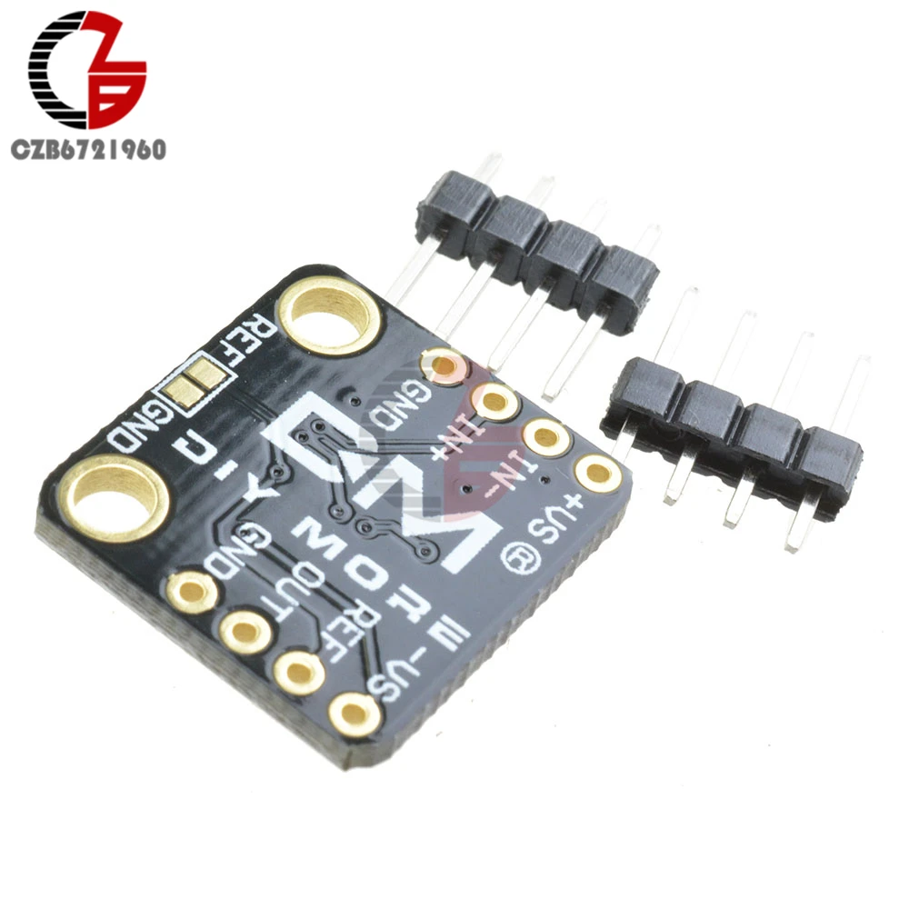 AD623 Gain Instrument Meter Amplifier Module CMRR Gauge AMP Board Dual Single Polarity DC 3V 5V 12V for Transducer Thermocouple