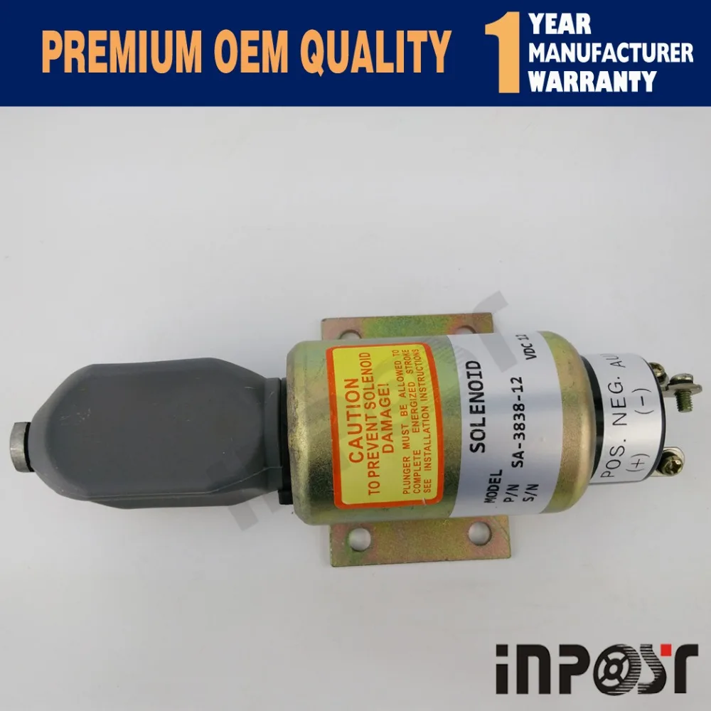 

Shut Down Engine Stop Solenoid 2003-12E7U1B1S2A SA-3838 12V fit Excavator