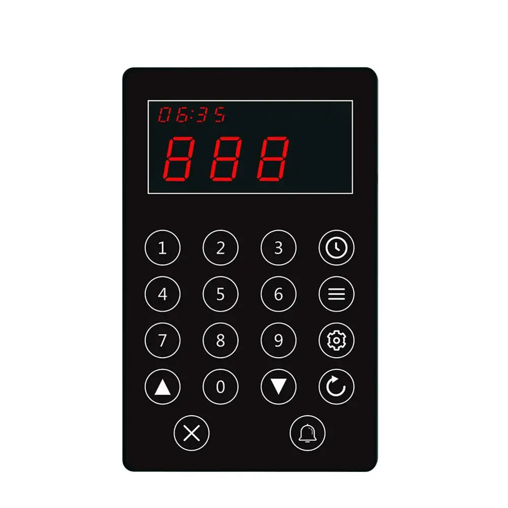 SINGCALL Wireless Service Calling Button Multi-Function Device to Take Number,Wireless Paging System for Kitchen Call New APE100