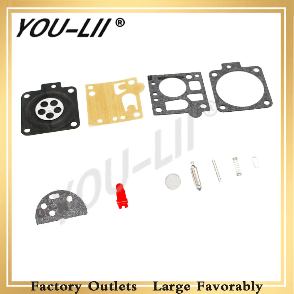 YOULII  Carburetor Repair Kit Gasket For STIHL MS380 MS381 038 Carb OME 066 06 BING Chainsaw Spare Parts