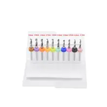 PCB Micro Drill Bits Set 0.1mm-1.2mm 10 pcs #5