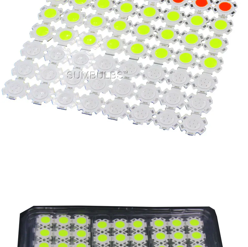 10 Stück Großverkauf Durchmesser 20 mm abgerundete COB-LED-Lichtquelle Chip an Bord 3 W 5 W 7 W grün blau rot warm natürlich kaltweiß Glühbirne DC – Detail 6