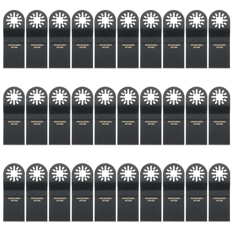 

30pcs/lots Wood Plastic Saw Blades Set For Milwaukee RIDGID Fein Oscillating Multi Tool