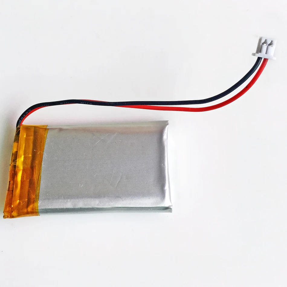 리튬 폴리머 LiPo 충전식 배터리 402035 + JST 1.25mm 2 핀 플러그, GPS 팔찌 Mp3 GPS 블루투스 녹음기, 3.7V 250mAh