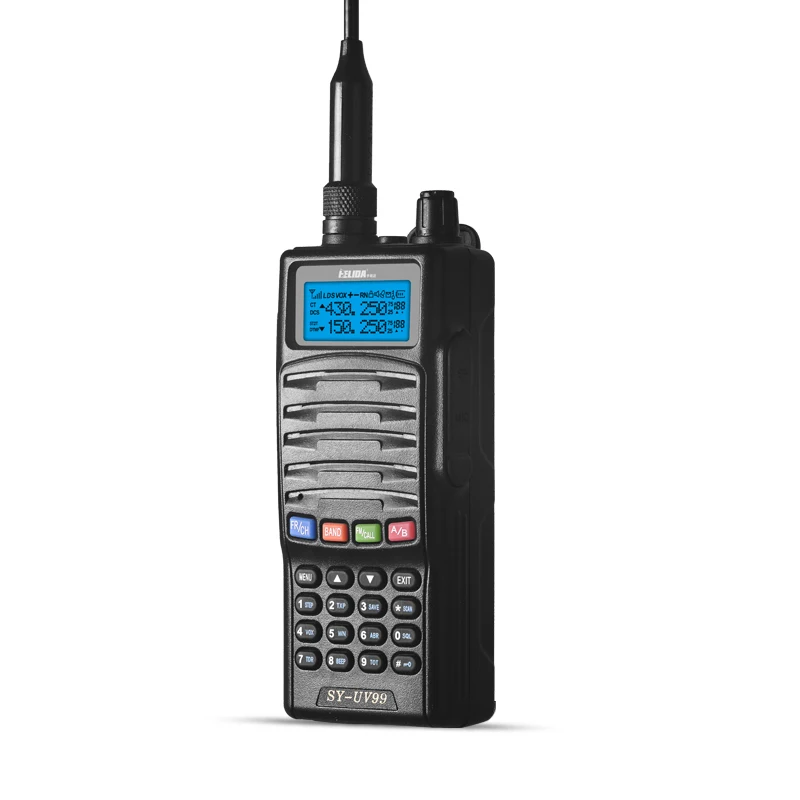 Imagem -05 - Rádio em Dois Sentidos Professional hf Transceiver com Manivela 5w Walkie Talkie Sy-uv99 Vhf Uhf Dual Band 136174 400520mhz