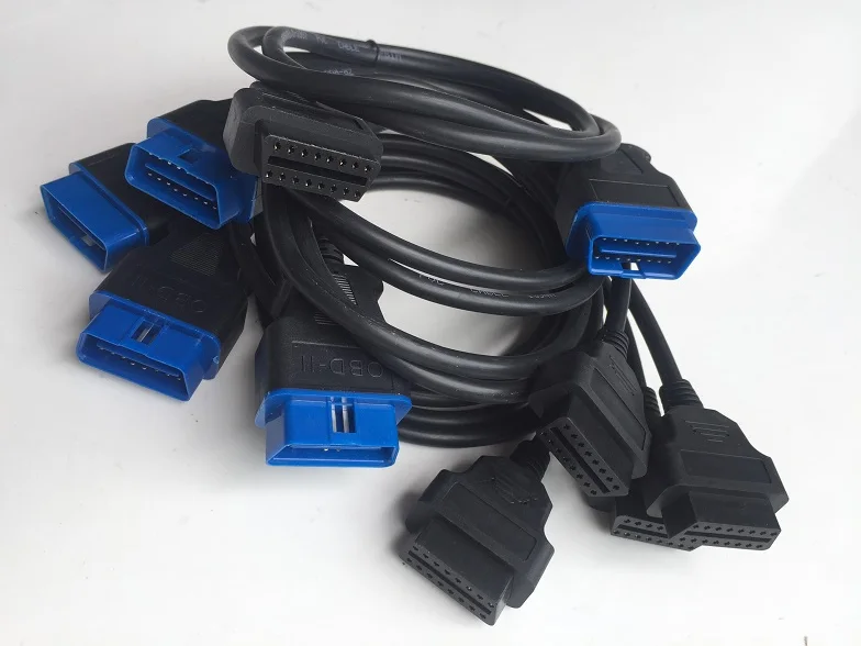 

Диагностический инструмент OBD2 Удлинительный кабель 16-контактный разъем «папа» на 16-контактный разъем «мама» OBDII 16-контактный разъем «папа» на 16-контактный разъем «мама»