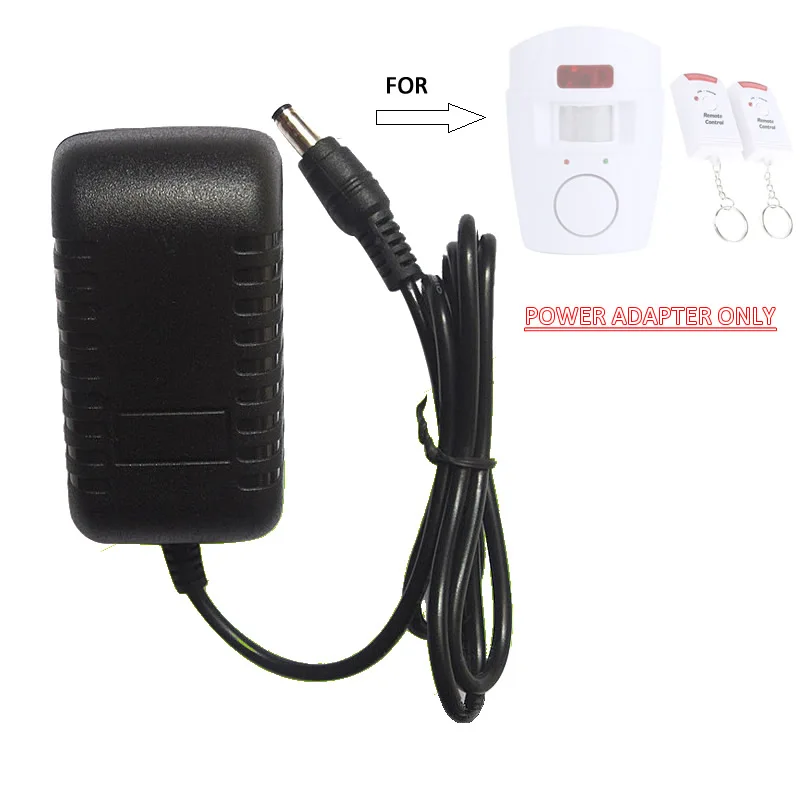 Nieuwe 6V 1.5A Power Adapter ALLEEN Voor Onze Draadloze PIR Motion Sensor Detector Alarm