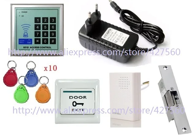 

fail Safe Electric Strike Door Access Control RFID Keyword Access Control System kit