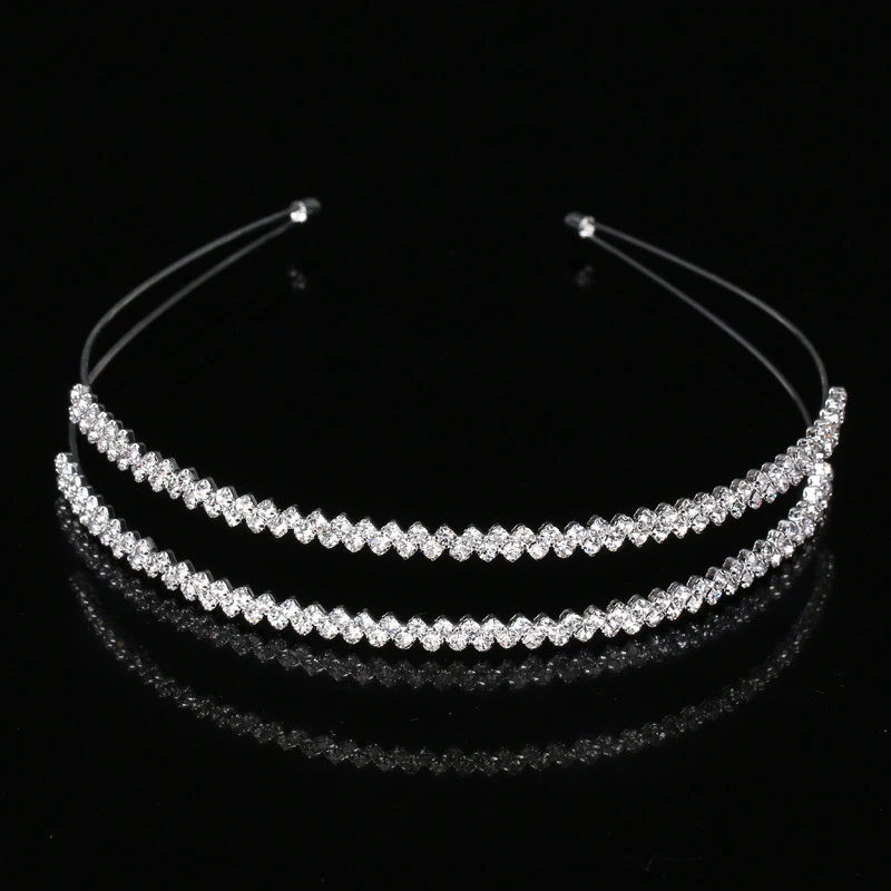 Luxury Crystal Princess Tiaras and Crown Bridal Headband For Girls Hairband Women Prom Hair Jewelry Wedding Accessories