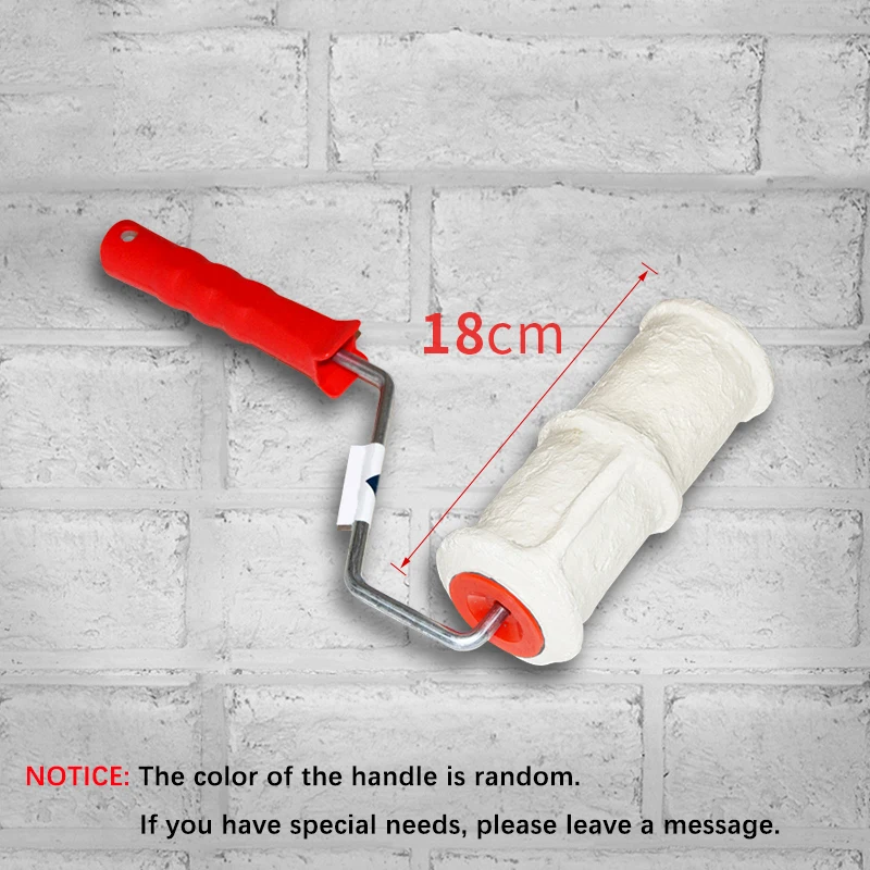Rodillo de pintura estampado para el hogar, cepillo decorativo de pared, herramientas de bricolaje, protección del medio ambiente, cilindro de transferencia de dibujo