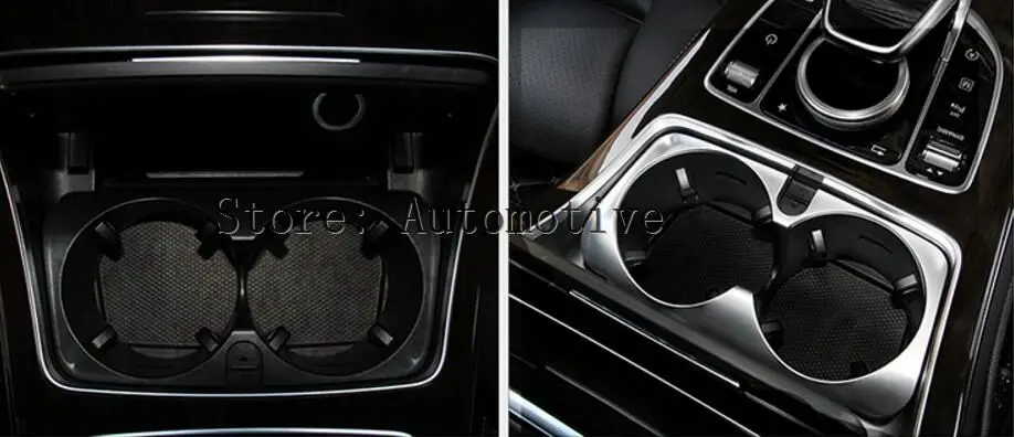 For Mercedes Benz GLC X205 253 Interior Water Cup Holder Cover Trim 2015-2016 1pcs