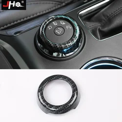 JHO ABS Carbon Grain Gear Drive Mode Adjustment Switch Block Trim Bezel FOR Ford Explorer 2011-2019 13 2014 2015 2016 2017 2018