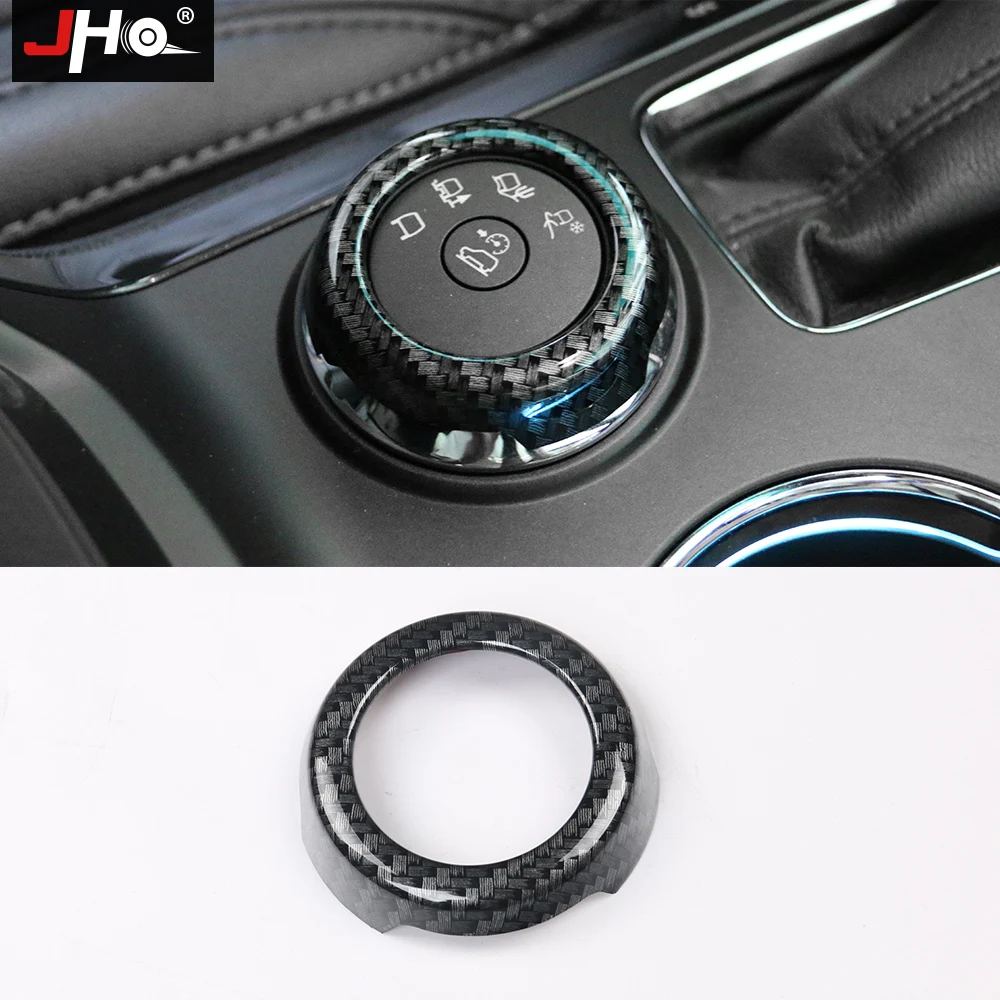 JHO ABS Carbon Grain Gear Drive Mode Adjustment Switch Block Trim Bezel FOR Ford Explorer 2011-2019 13 2014 2015 2016 2017 2018