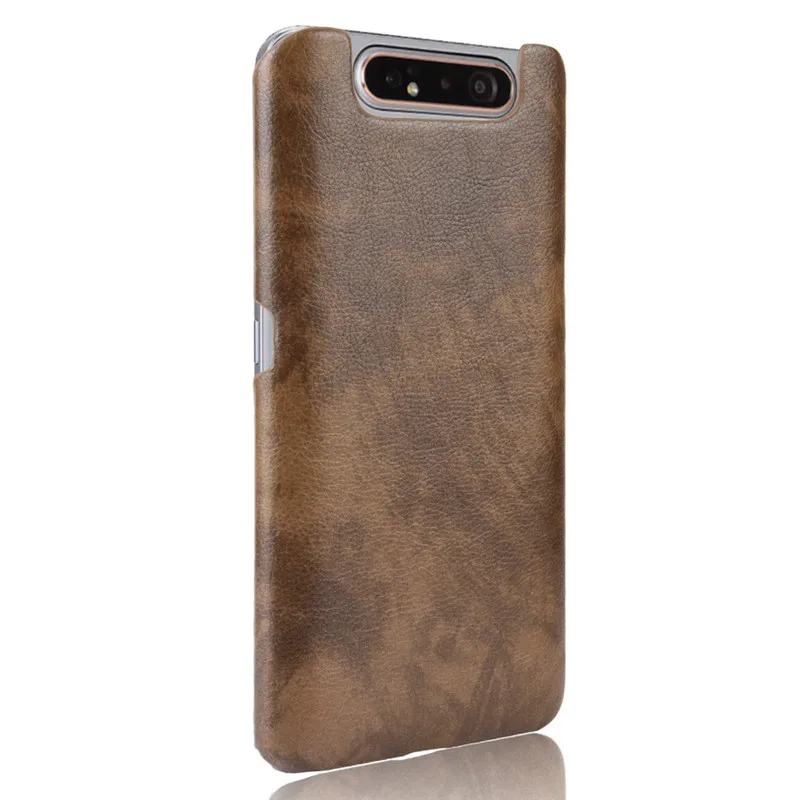 For Samsung Galaxy A80 ShockProof luxury PU Leather Hard Back Cover Case For Samsung A80 A 80 A805F A805 SM-A805F Phone Case