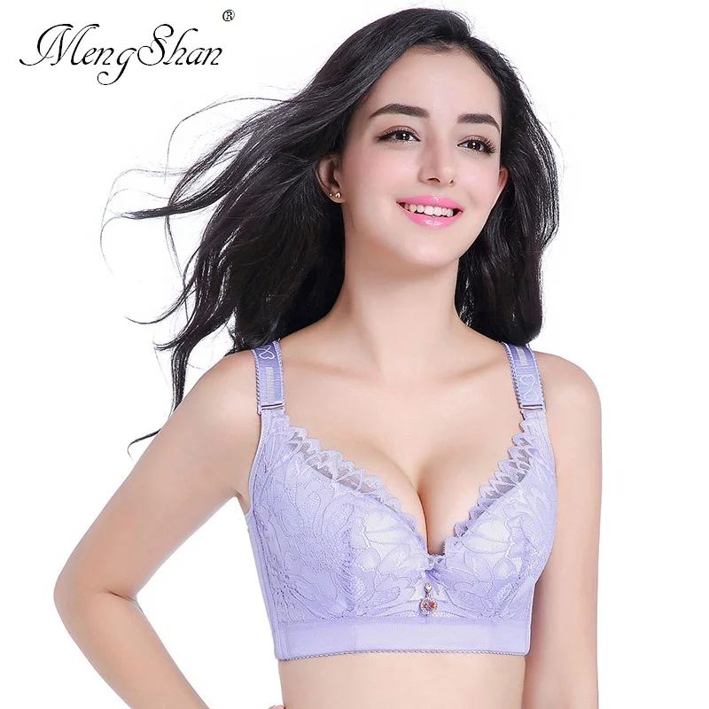 

underwear women Increase in fat mm big size bra DEF cup Adjustment Receiving Bypass Milk plus size bra Gather large underwear