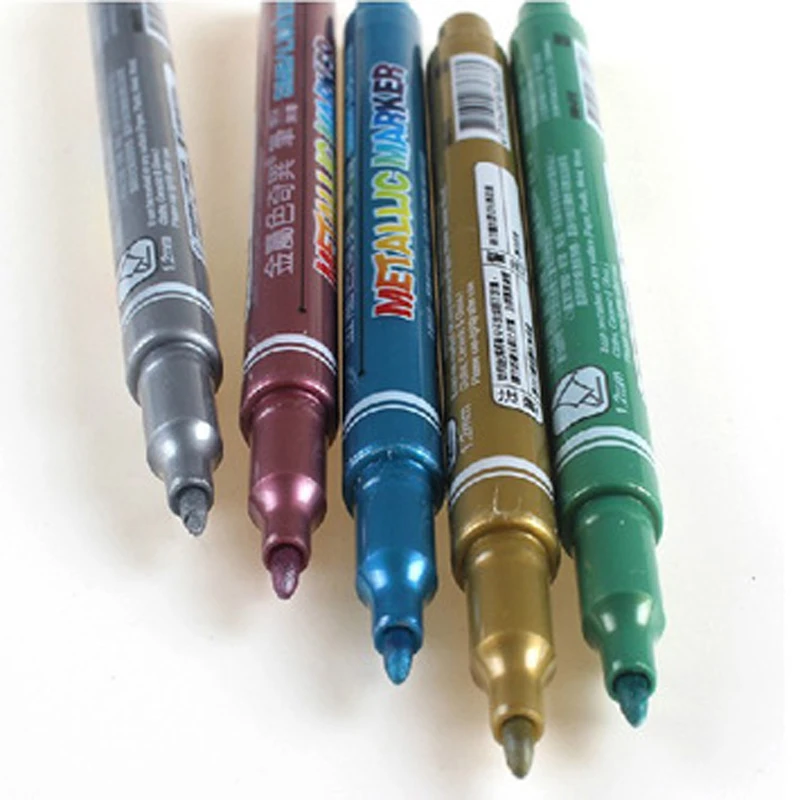 SIMBALION  Metal color singular pen color stroke note pen 5 color optional metal pen