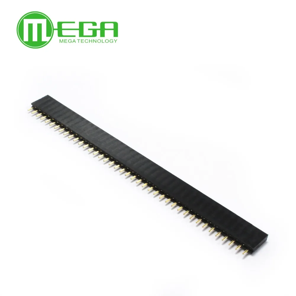 80pcs 1x40 Pin 2.54mm Single Row Female Pin Header Connector