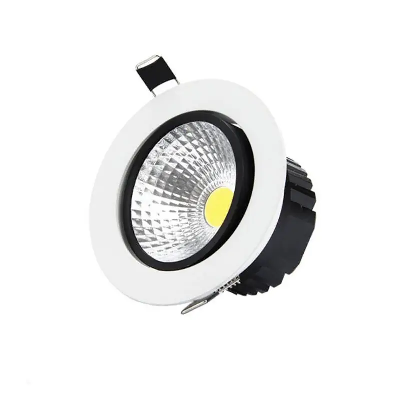 Super Bright Dimmable Led Downlight COB Ceiling Spot Light 10W ceiling recessed Lights Warm Cool White Indoor Lighting