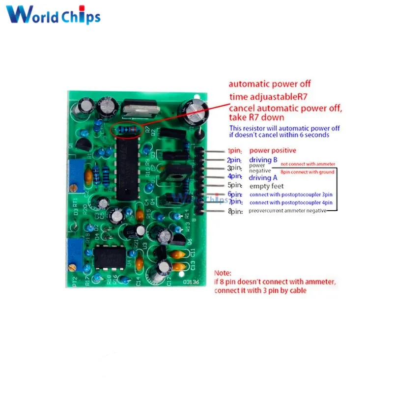 13-40KHz Inverter Driver Board SG3525 LM358 High Current High Frequency Adjustable DC 12-24V Driving 5000W