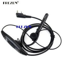 PTT Earpiece Mic Earphone Microphone Earbars Tactical Headset for Linton Kenwood Puxing Wouxun Baofeng Two Way Radio