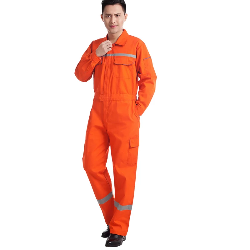 Woman men work overalls working uniforms spring thin section Reflective Coveralls welding car workshop mechanic PlusSize clothes