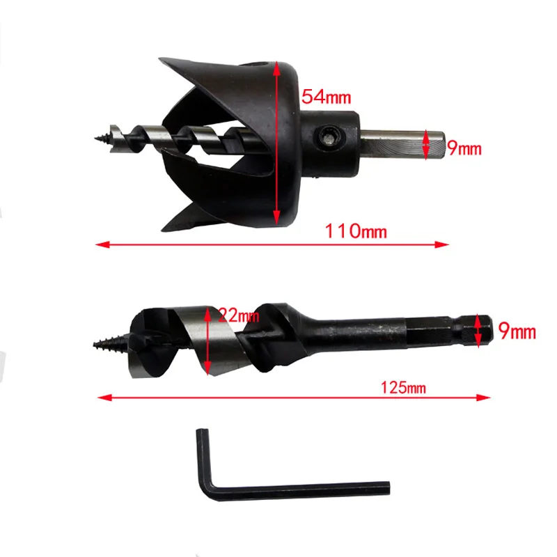 

54mm Wood Hole Saw Ball lock hole saw woodworking keyhole openings Kit hole saw drill door locks