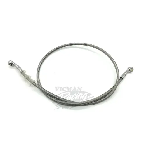 Motorcycle Dirt Bike Braided Brake Hose Line Steel Brake Cable Hydraulic Banjo Pipe 400mm-1500mm for Motorcycle Universal Racing - Image 4