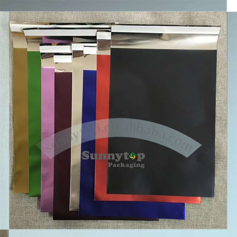 

C4/A4, 9"x12.5" Size Resealable foil bags Matt aluminum foil bag poly mailers 9 x 12 poly mailer