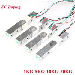 1KG Digital Load Cell Weight Sensor + HX711 Weighing Ad Module for Arduino 1kg 5kg 10kg 20kg Electronic Scale Aluminum Alloy