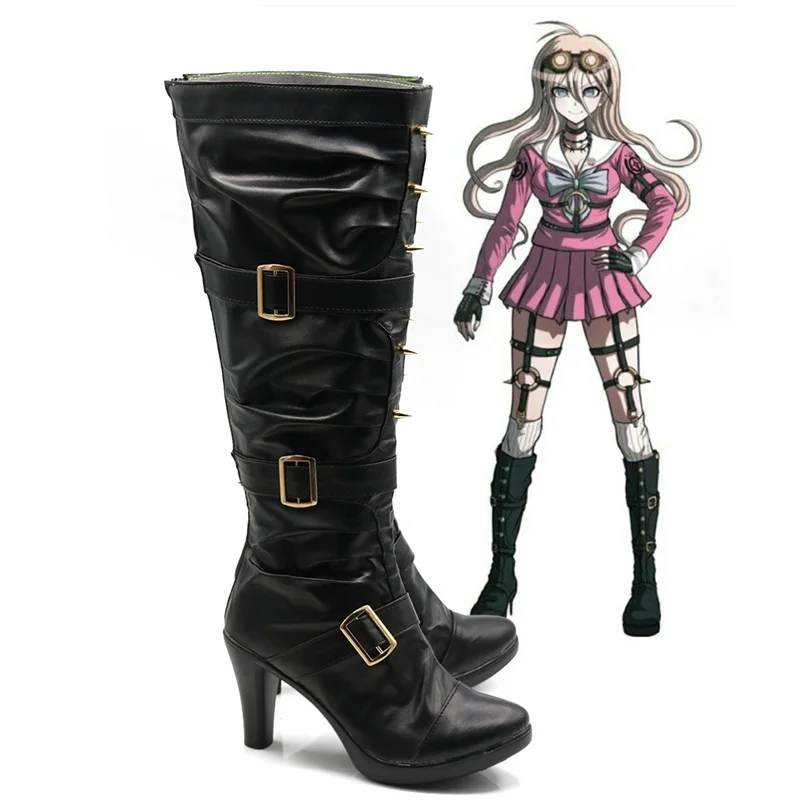 Anime Killing Harmony Iruma Miu królik Cosplay nit buty buty przebranie na karnawał czarny