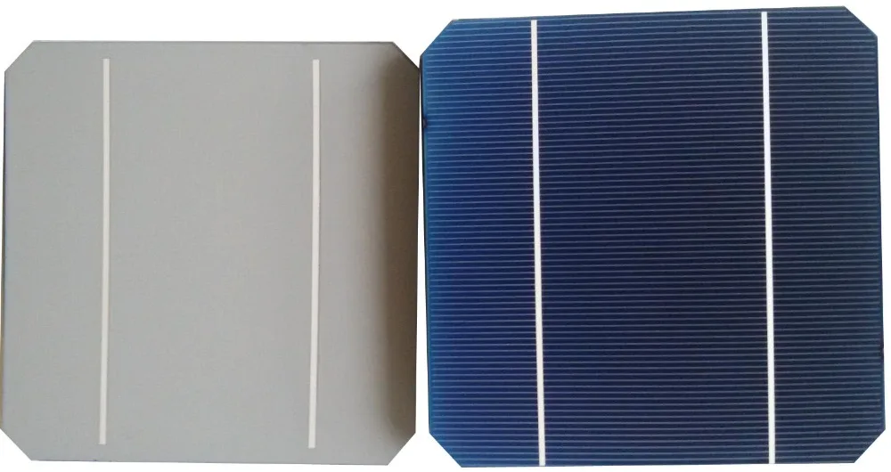 50pcs Mono Crystalline Solar Cells 125mm x 125mm A Grae 20% High Efficiency For Diy 12V or 24V Mono Solar Panel