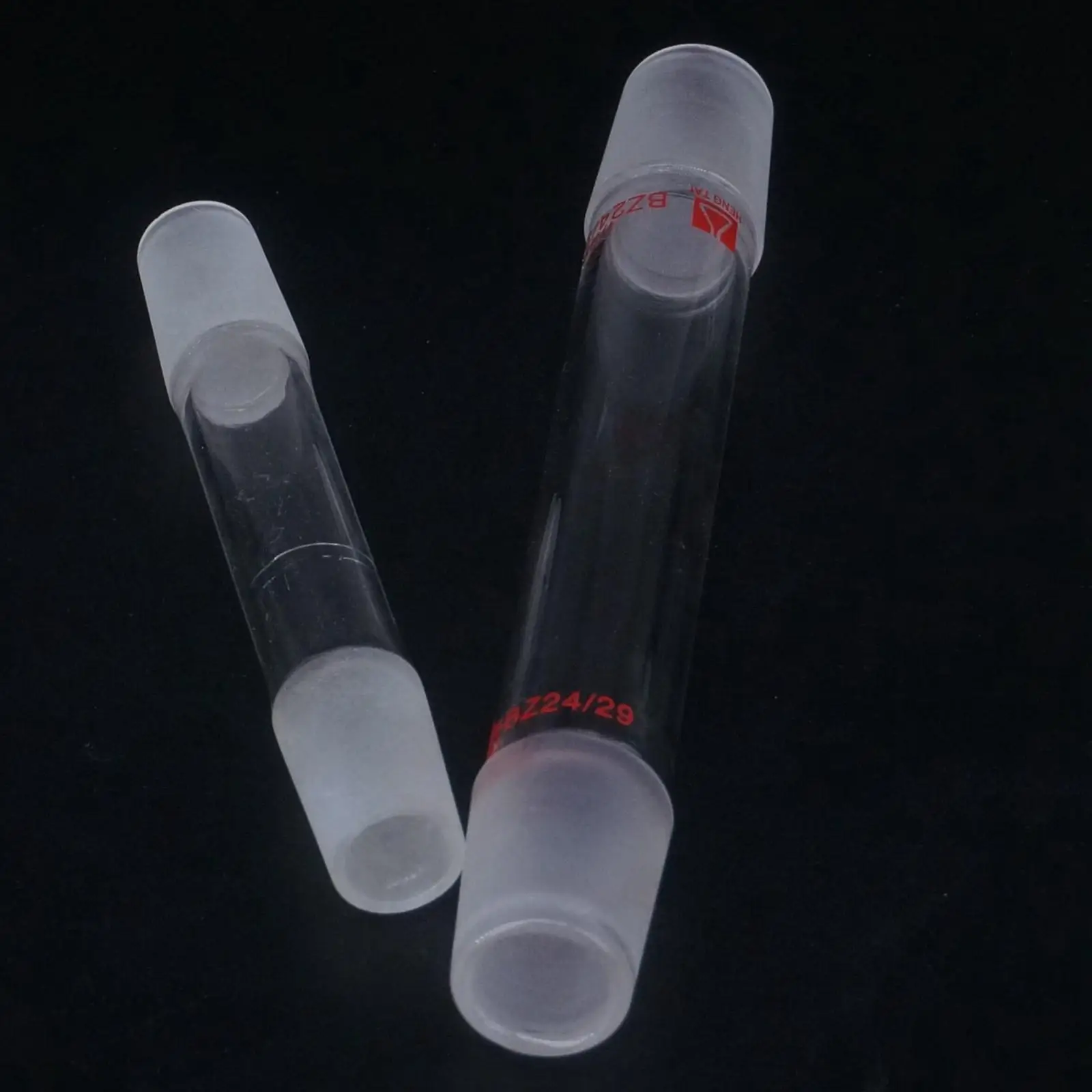 #10 14/23 19/26 24/29 29/32 #34 #40 #50 Both Male Joint Glass Straight Connecting Adapter Tube Lab Glassware