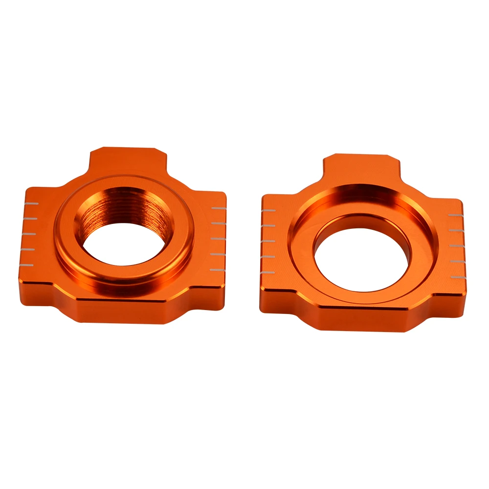 Axle Blocks Chain Adjuster For KTM 690 Duke Enduro R SMC R 790 Duke Adventure R Husqvarna 701 Enduro Supermoto Norden 901