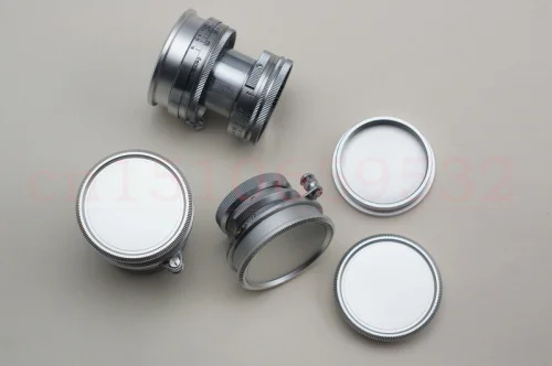 L39 m39 39ミリメートルネジレンズ金属ボディキャップとリアキャップバックキャップ銀