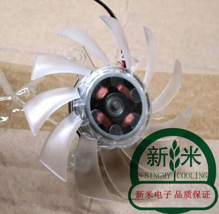 NEW YOUNG LIN DFC801012H 12V 2.5W 3lines 8010 Graphics card hole size cooling fan