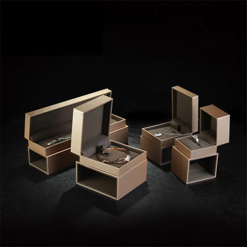 

drawer-style jewelry packaging & dispaly cases ring Pendant box velvet lining specialty paper box high quality for gifts women