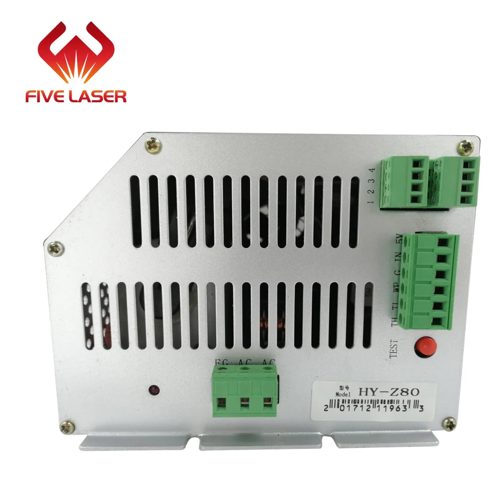 Tubo láser CO2 de 150w, fuente de alimentación Z150 láser, usada, con función de detección de información de error