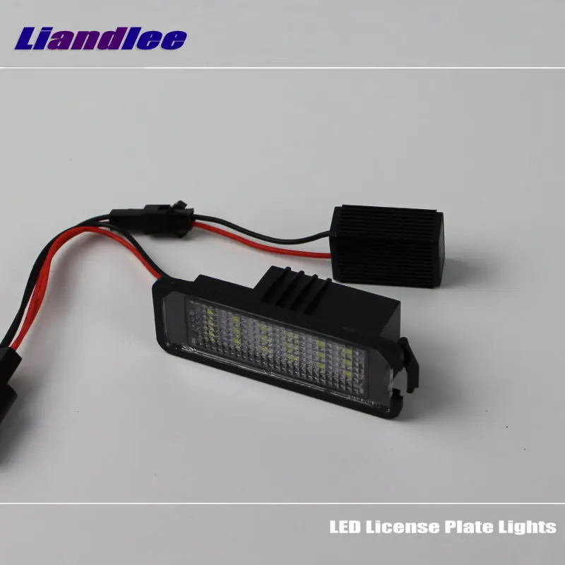 

Liandlee Car License Plate Lights For Skoda Roomster Type 5J 2006~2014 Auto Number Frame Lamp LED Bulb Replacement Accessories