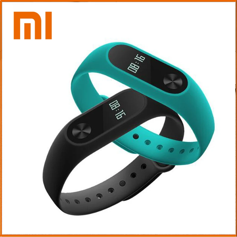 Original Xiaomi Mi Band 2 Smart Bracelet OLED Screen Fitness Bracelet  Heart Rate Monitor Wristband Watch For Android IOS Phones