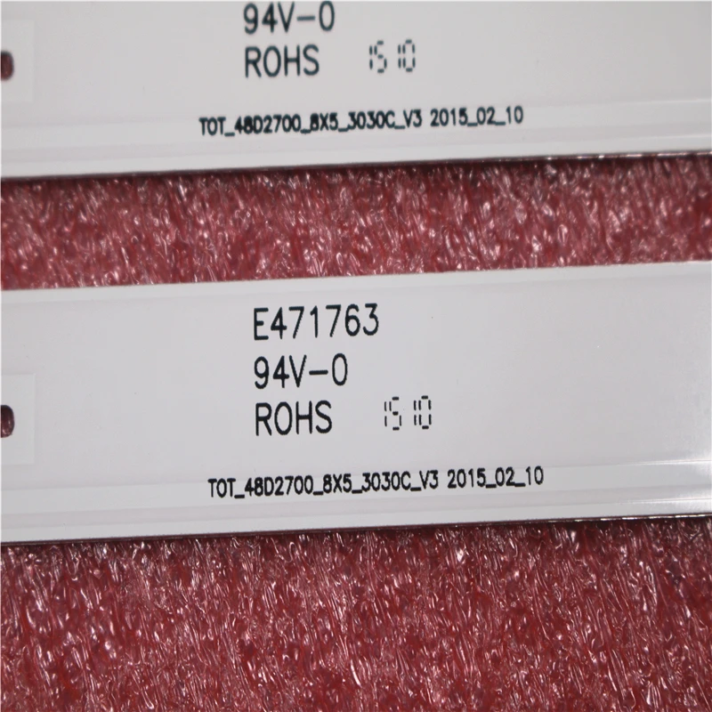 جديد 2 مجموعة = 16 قطع لشريط TCL B48A558U D48A810 TOT-48D2700-8X5-3030C-V3 YHA-4C-LB4805-YHEX2 TCL D48A810 #4
