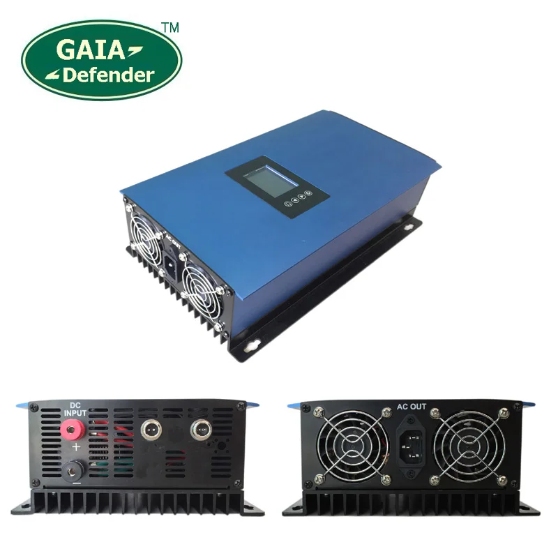 1000W MPPT Solar Grid Tie Power Inverter with Limiter Sensor DC 22-60V / 45-90V to AC 110V 120V 220V 230V 240V connected system