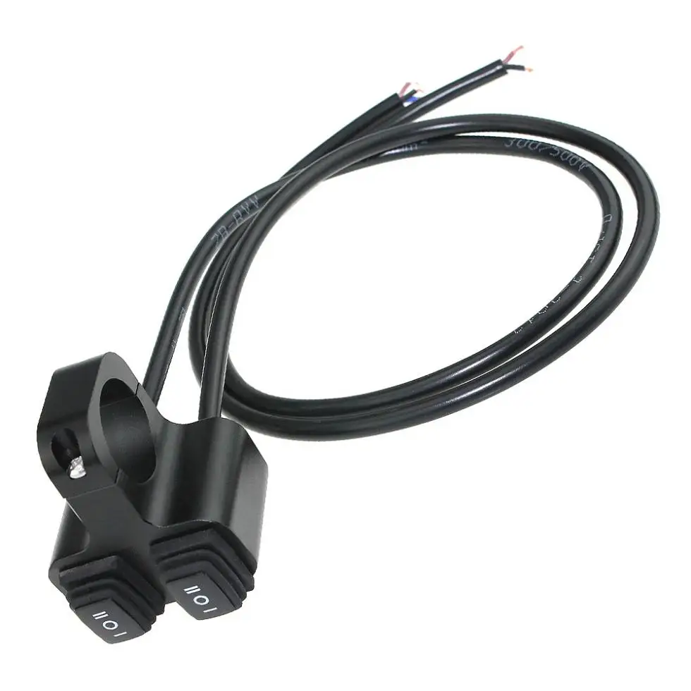 Universal Waterproof 12V Handlebar Three-Way Switch Button Spotlight Switch Multifunction for Motorcycle image 3