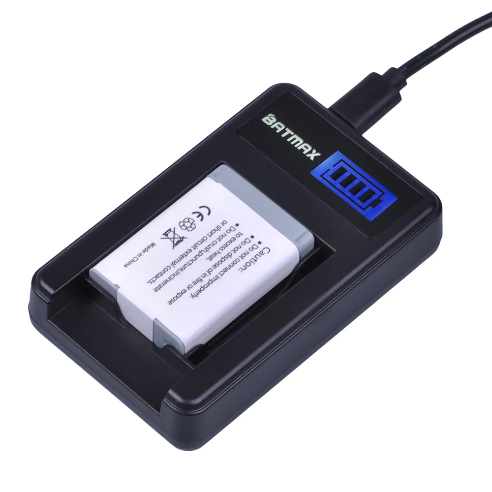 

Batmax 1pc NB-13L NB 13L NB13L Battery + LCD USB Charger for Canon PowerShot G5X G7X G9X G7 X Mark II G9 X,SX620 SX720 SX730 HS