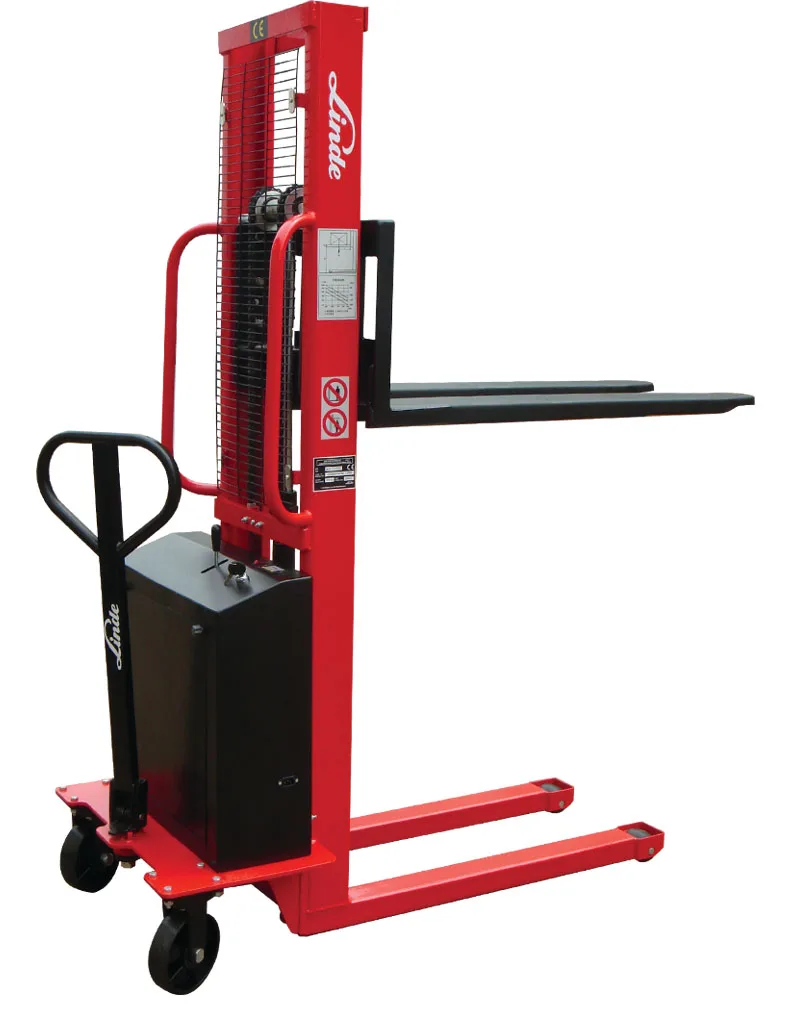 

Linde electric pallet stacker MES1020 1t hydraulic pallet truck 1 ton electric pallet jack pallet truck lift