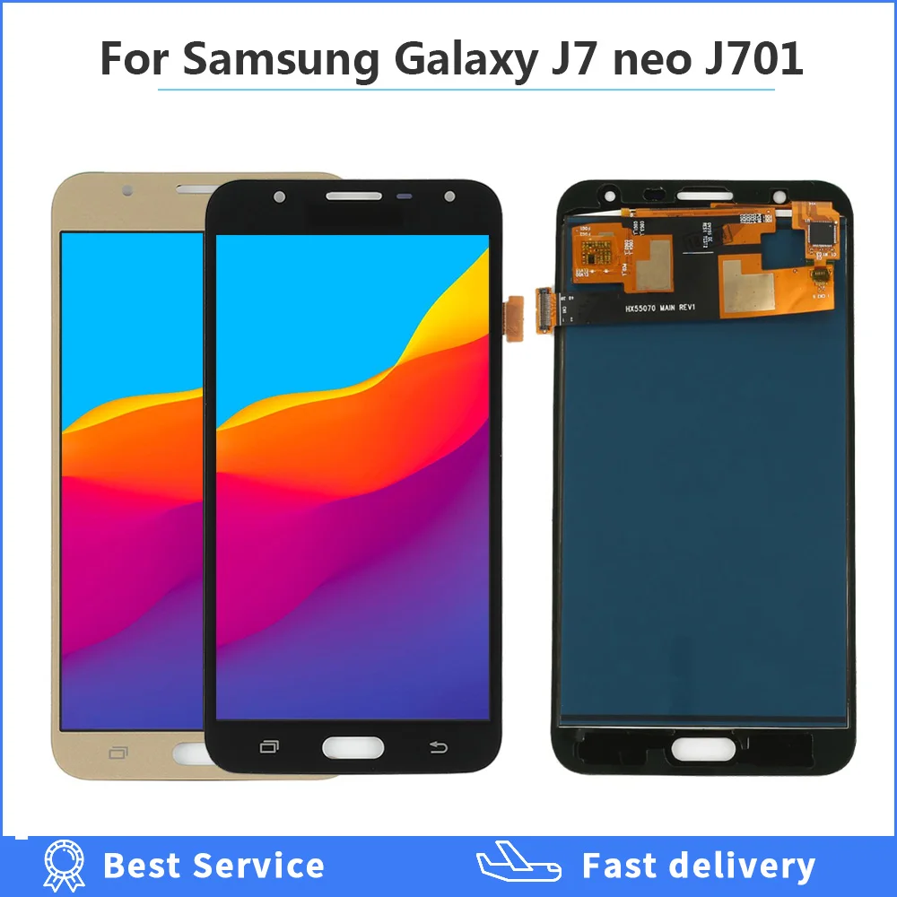 

ЖК-дисплей для Samsung Galaxy J7 Neo j701, дигитайзер сенсорного экрана для Samsung Galaxy J7 Nxt J701F J701M J701 J7 Core