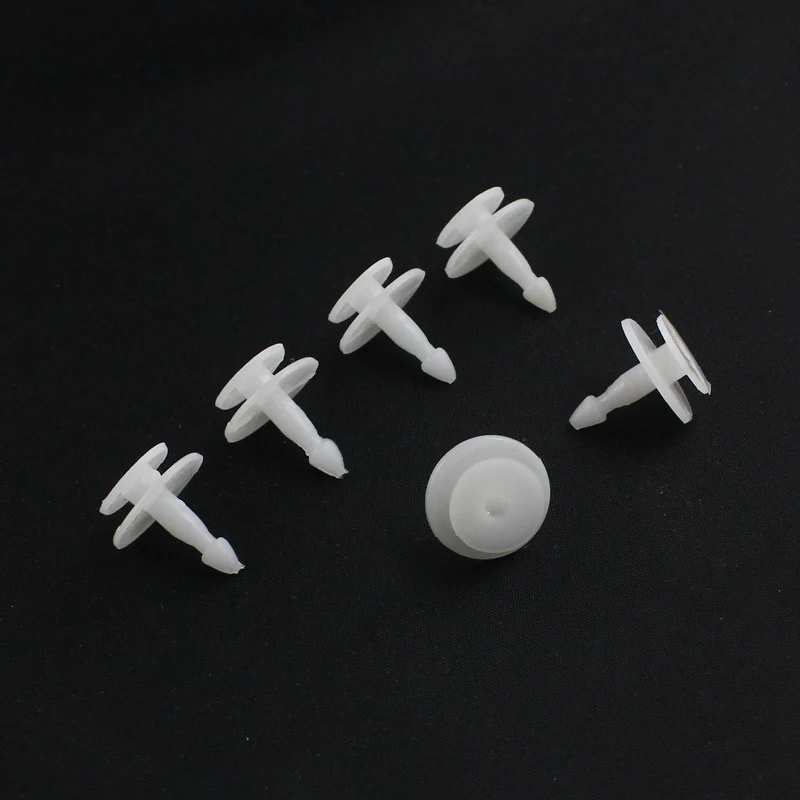 KE LI MI Auto Fastener Clips White Nylon Retainer Rivet fixed Car Accessories for Peugeot