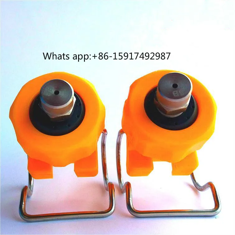 Adjustable ball clip nozzle fan/ solid/full  cone PP plastic clip with 1/4