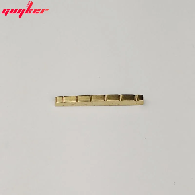 Solid Brass Slotted Guitar Nut 43*3.5MM For ST Guitars NUT-ST